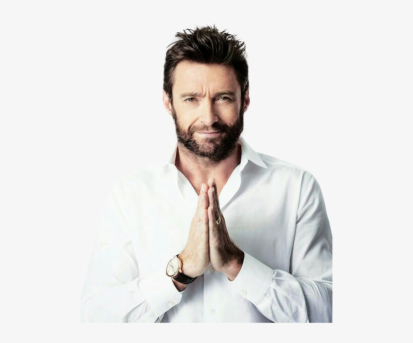 Hugh Jackman Namaste Transucent Ram Shengale 2018 05 - Quotes About Hugh Jackman, transparent png