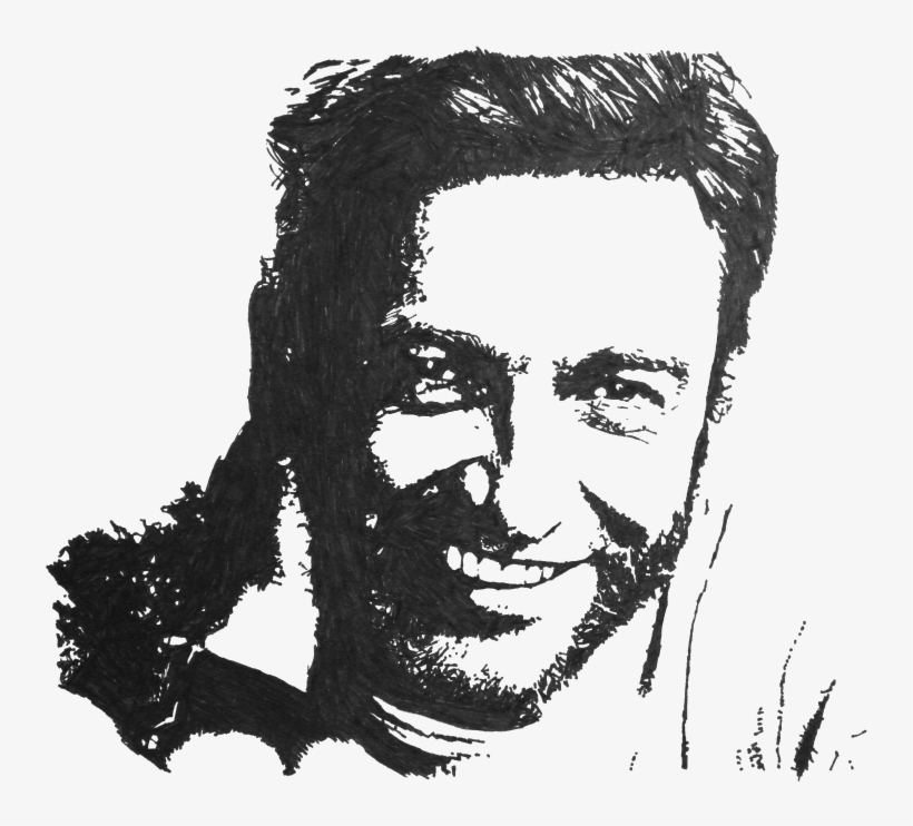 Clip Transparent Download Portrait Hugh Jackman Medienjournal - Drawing, transparent png