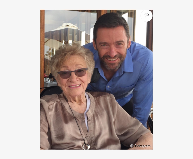 Hugh Jackman A Posté Une Photo De Sa Belle-mère Et - Deborra Lee Furness, transparent png