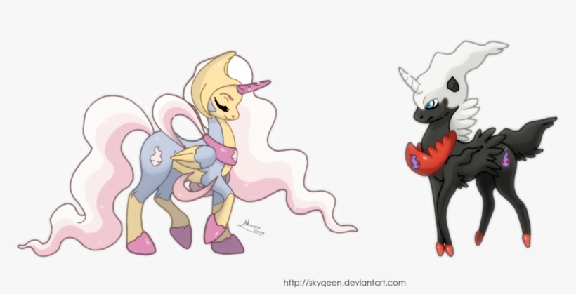 Mysweetqueen, Cresselia, Crossover, Darkrai, Pokémon, - Pokemon Darkrai X Cresselia, transparent png