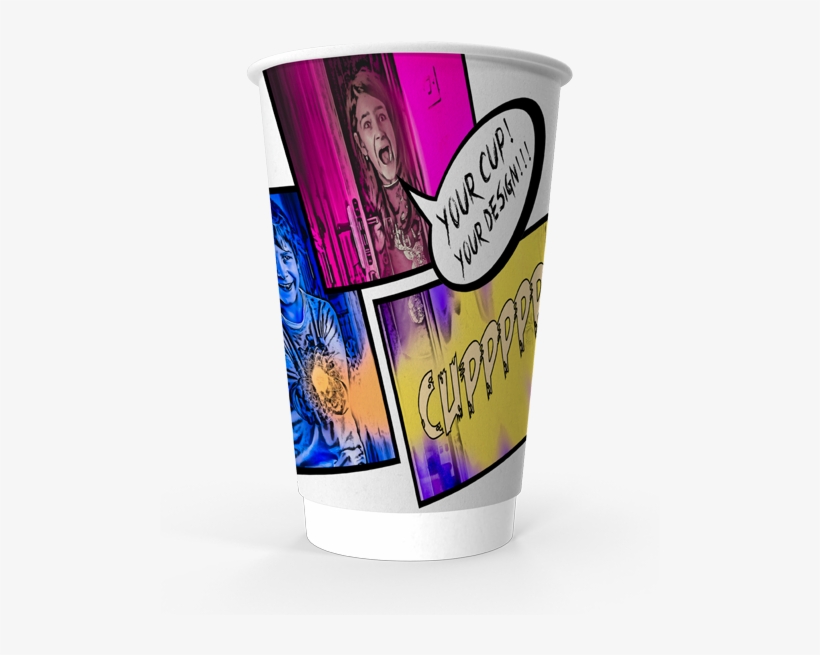Double Wall Paper Cup 16oz - Pint Glass, transparent png