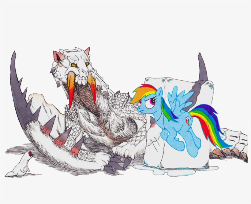 Themacronian, Barioth, Crossover, Frozen, Giggi, Ice, - Monster Hunter Barioth Day, transparent png