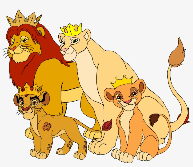 The Pencil And In Color - Lion King Simba's Family, transparent png