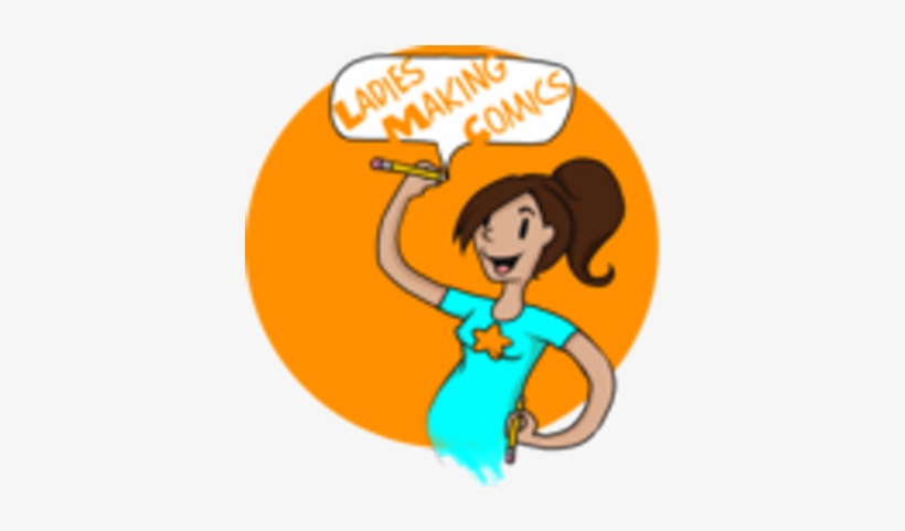 Ladies Making Comics - Cartoon, transparent png