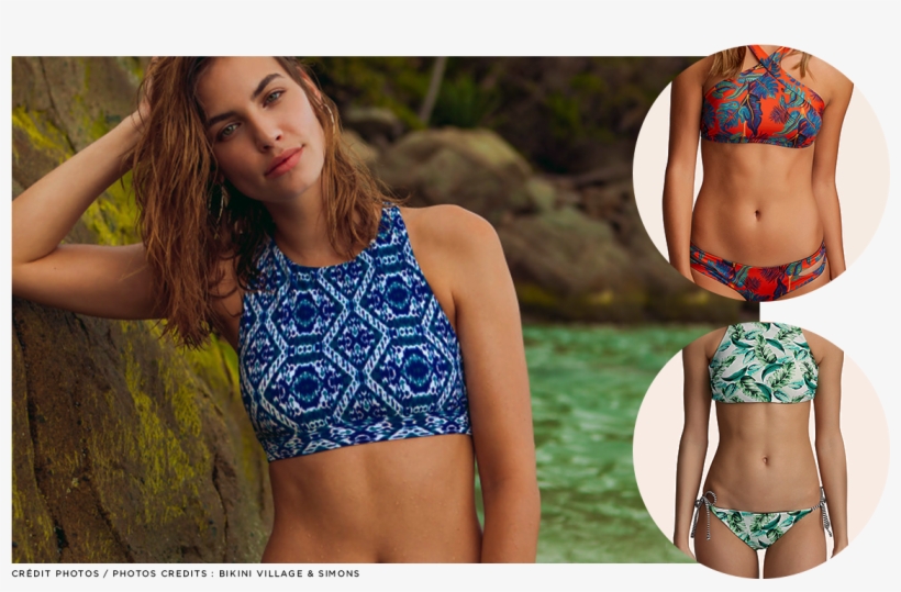 For A Day By The Pool - Swimsuit Top, transparent png