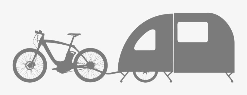 Cykelcamper - Hybrid Bicycle, transparent png