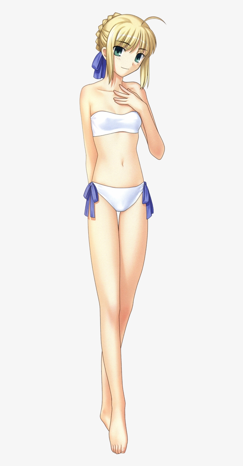 Saber Swimsuit - Rin And Saber Swimsuit, transparent png