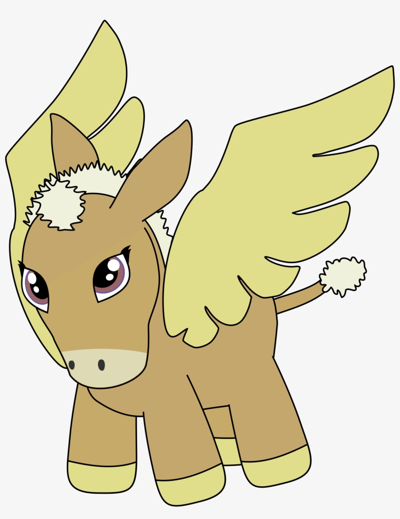 This Free Icons Png Design Of Donkey Pegasus In Flight, transparent png
