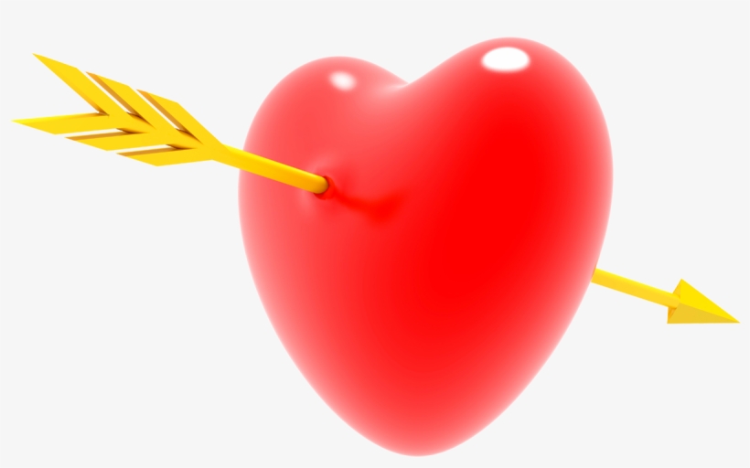 Heart With Arrow Png - Heart, transparent png