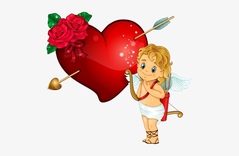 View Full Size - Cupid Heart, transparent png