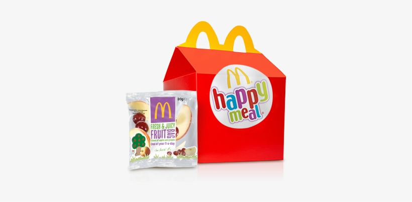 Mcdonalds Happy Meal Bag - 390x326 PNG Download - PNGkit