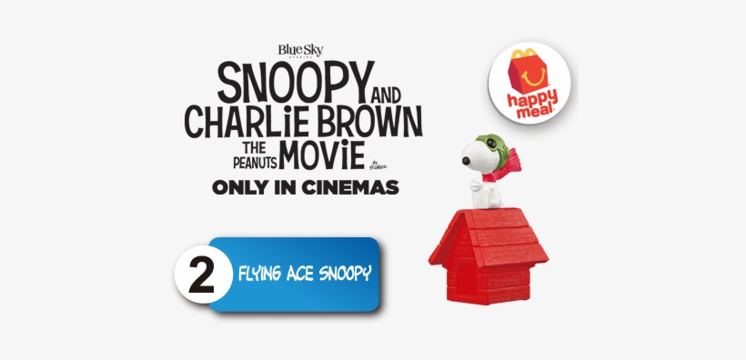 Snoop Happy Meal - Snoopy And Charlie Brown The Peanuts Movie Logo, transparent png
