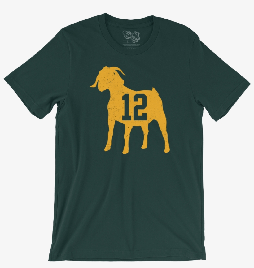 Green Bay Packers Aaron Rodgers Goat T-shirt - Aaron Rodgers Goat Shirt, transparent png