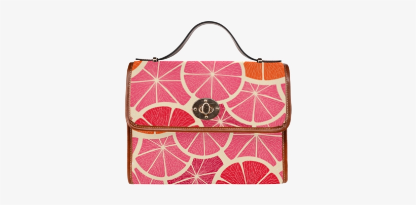 Sale Psylocke High-grade Waterproof Canvas Briefcase - Grapefruit Vintage Background Wristlet, transparent png
