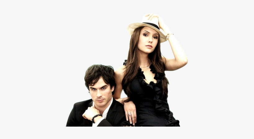 Ian Somerhalder Et Nina Dobrev Fond D'écran With A - Vampire Diaries Season 8 Hd, transparent png