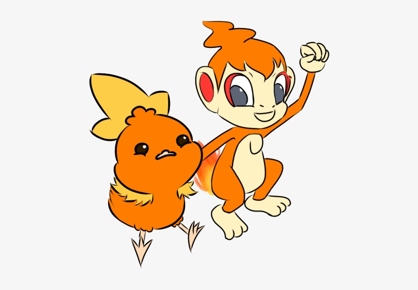 As Stated Here Torch Is Best Friends With Chimchar - Torch, transparent png