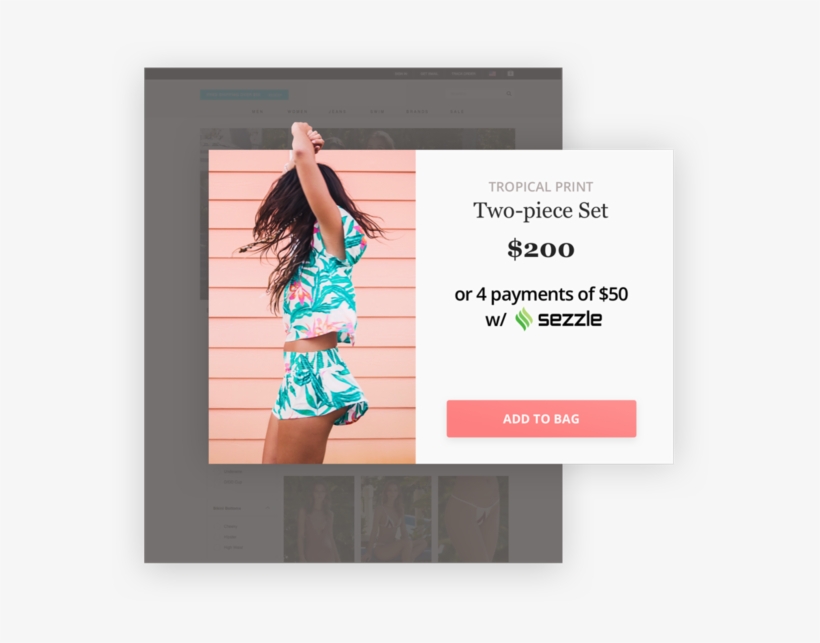 Shop Now Pay Later With Sezzle - Billboard, transparent png