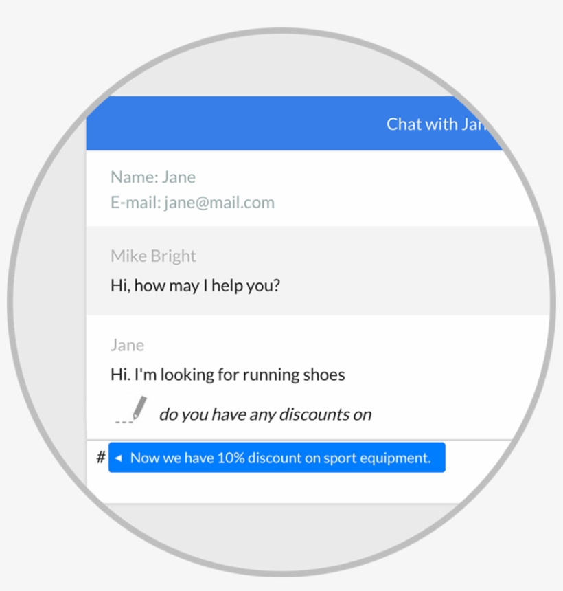 Canned Responses - Circle, transparent png