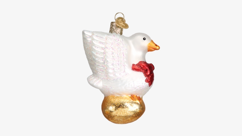 Hanging Bird Ornaments - Old World Christmas Sheep Glass Blown Ornament, transparent png