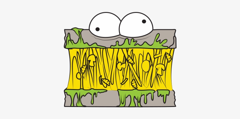 Sloppy Pizza Box 1 - Grossery Gang Pizza Box, transparent png