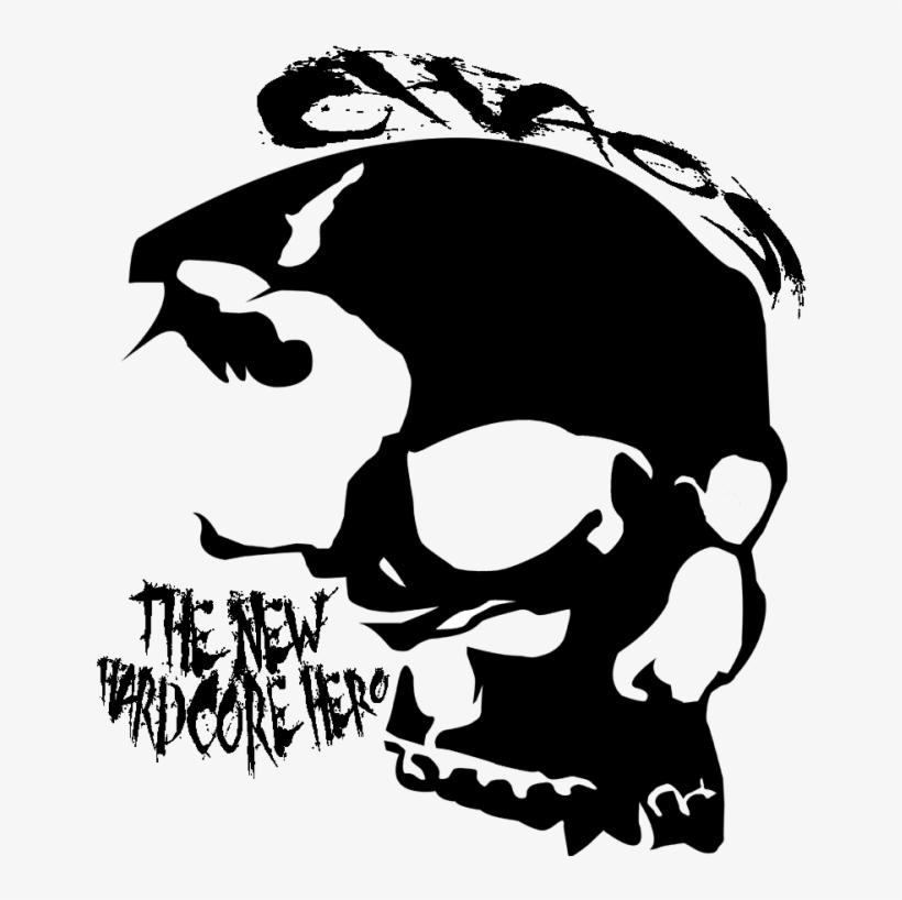 Vinyl Record Skull Art, transparent png
