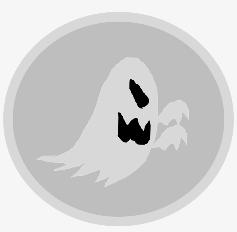 Spooky Scary Ghost Logo - Logo, transparent png