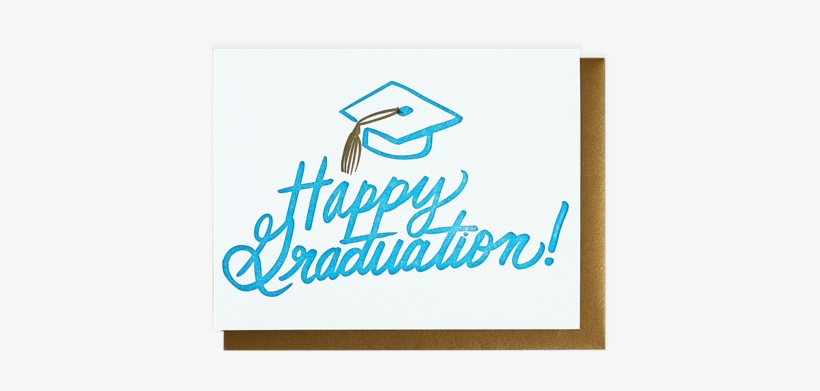 Happy Graduation Cap Card, transparent png