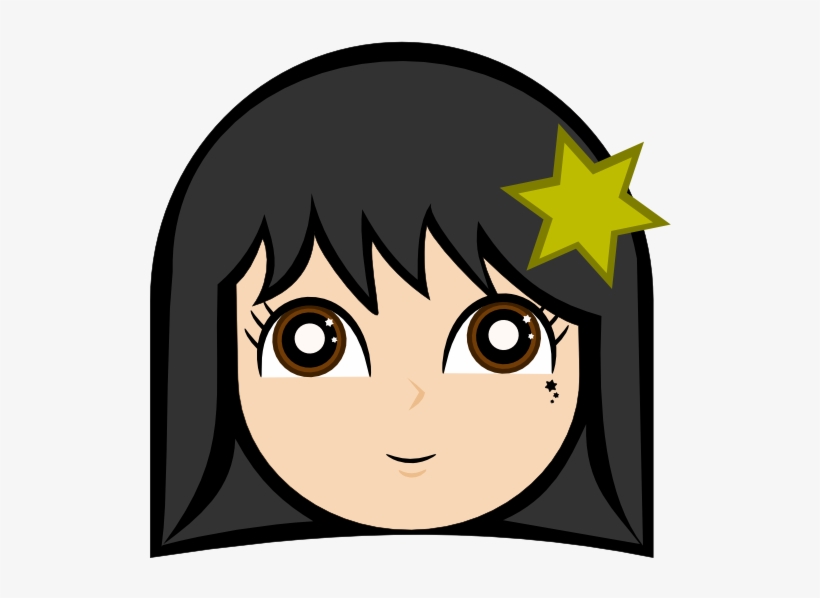 Graphic Free Library Cute At Getdrawings Com Free For - Girl Clip Art Faces, transparent png