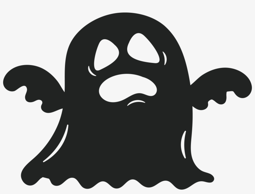 Scary Pumpkin Eith Arms Clipart Black And White, transparent png