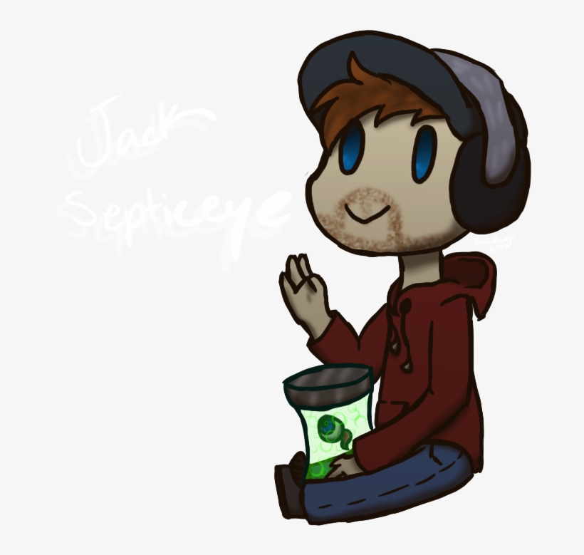 Jacksepticeye Chibi By Sqidney On Deviantart - Drawing, transparent png
