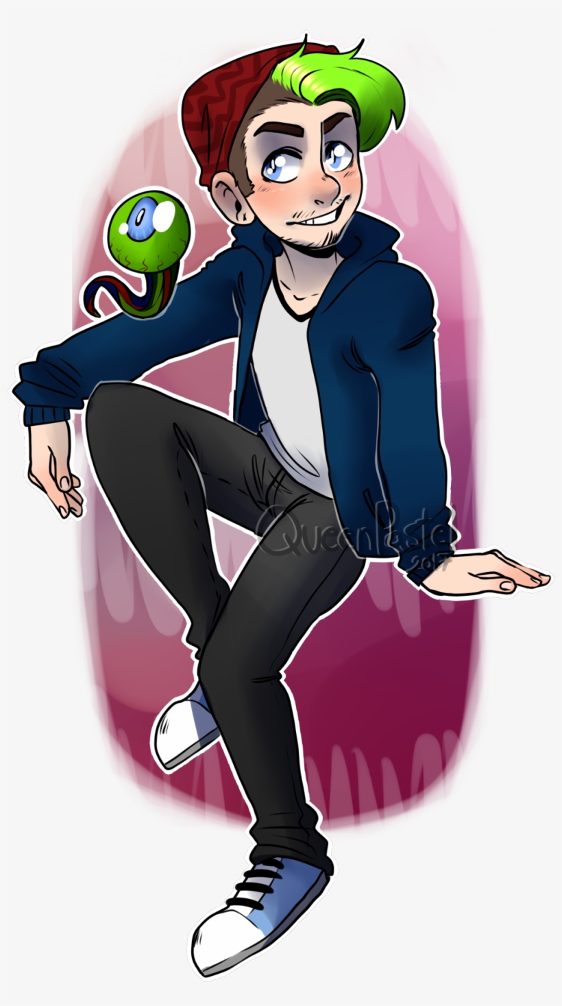 Here Ya Go Something Less Creepy And More Cute - Jacksepticeye Fanart, transparent png