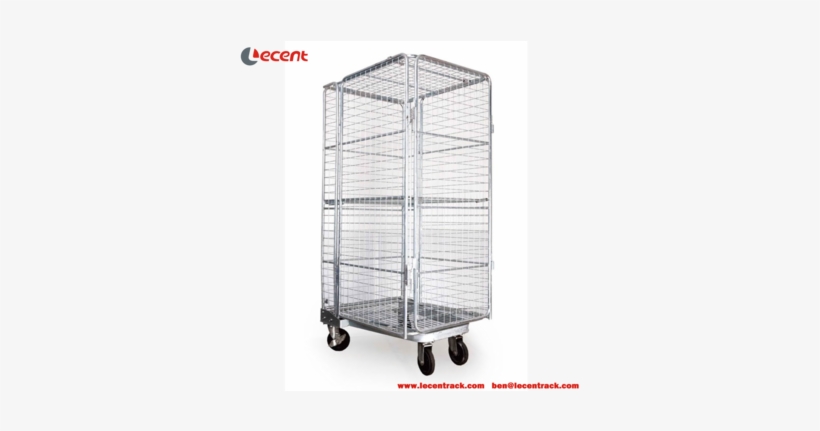 Steel Euro Style Mesh Roll Cage For Supermarket And - Library, transparent png