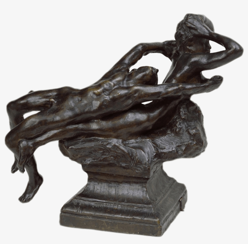 Love Fleeing - Giclee Painting: Rodin's Love Fleeing, 1881, 24x18in., transparent png