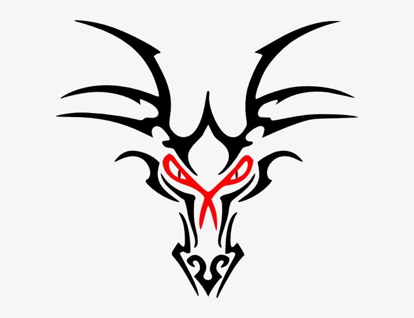 Dragon Logo Png Black, transparent png