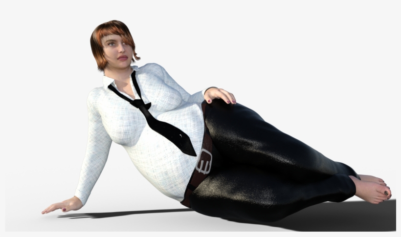 Woman Wearing Dress Shirt - Photo Shoot, transparent png