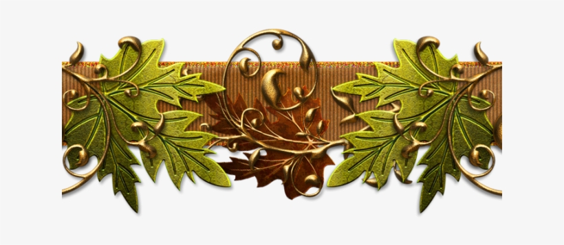 Fall Leaves Border Png, transparent png