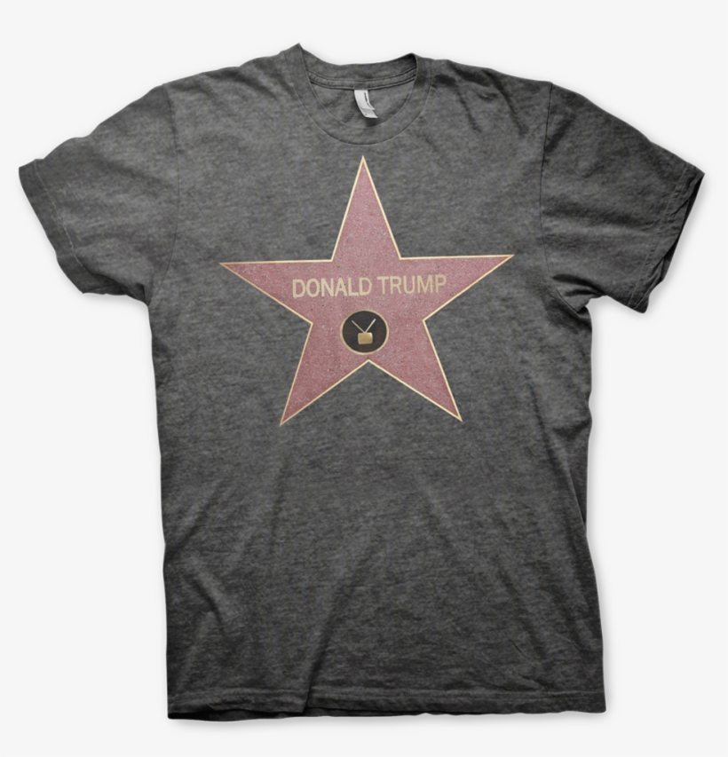 Trump Hollywood Star T Shirt - Hollywood Star T Shirts, transparent png