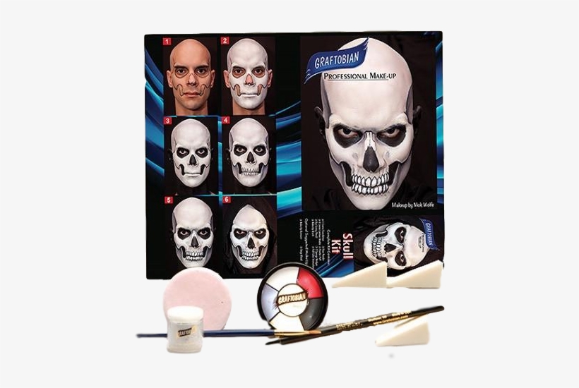 Spooky, Scary Skeletons Are Fun And Easy To Create - Грим Черепа, transparent png