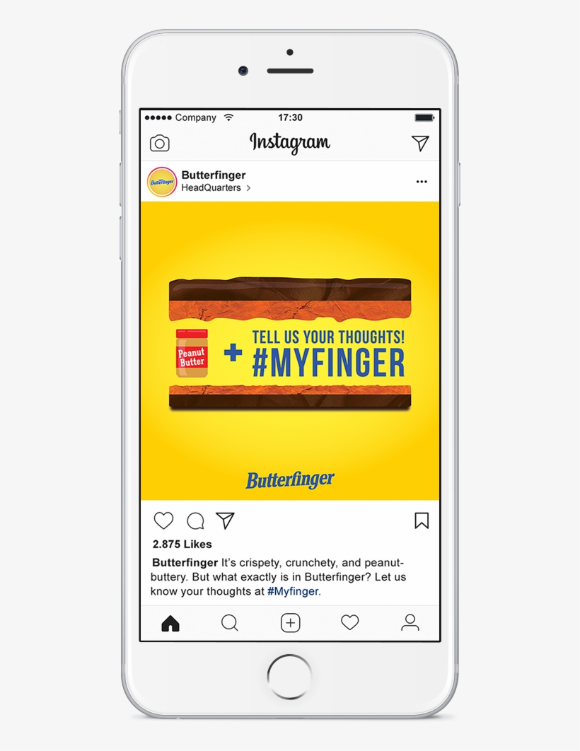Iphone6 Butterfinger Small, transparent png