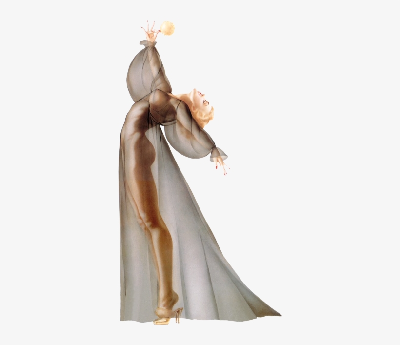 Movie Star Powder - Sheer Elegance Poster Print By Alberto Vargas (24 X, transparent png