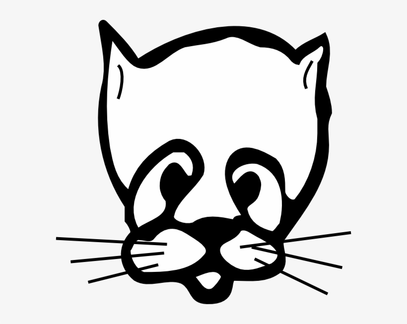 Sad Cat Face Drawing Svg Clip Arts 600 X 573 Px, transparent png