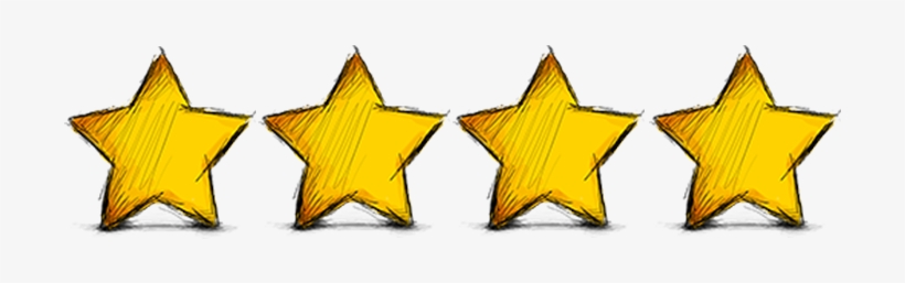 Five Stars - Star Rating For Book, transparent png