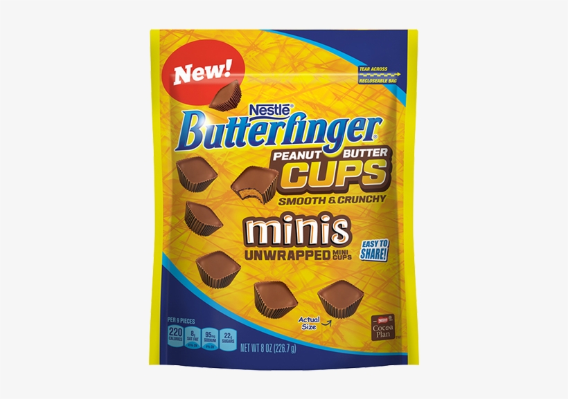 Butterfinger Minis Or Bites, Buncha Crunch, Or Raisinets - Butterfinger Peanut Butter Cups Minis, transparent png