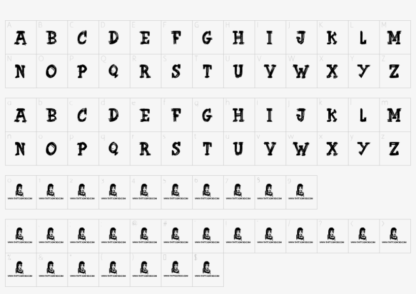 Character Map - Tigres Uanl Tipografia Png, transparent png