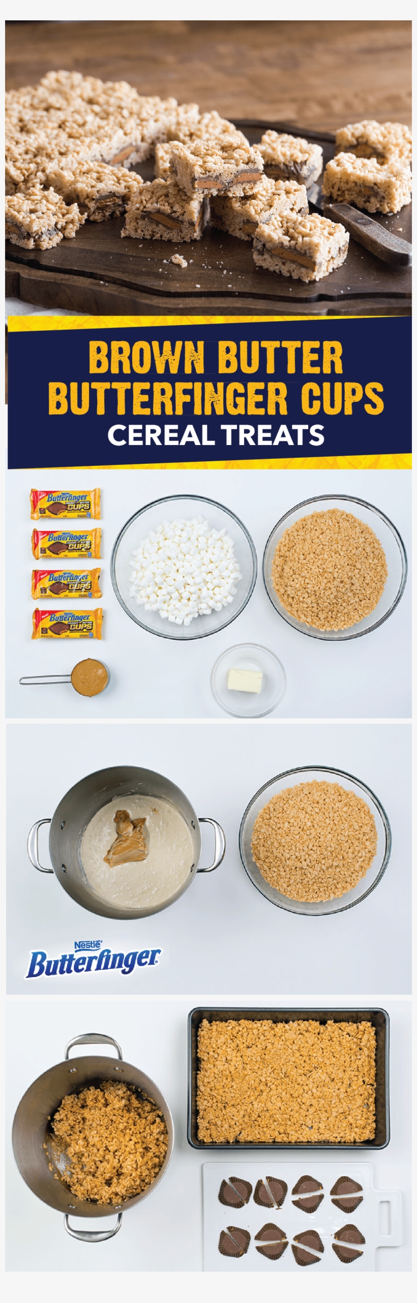 Brown Butter Butterfinger Cup Cereal Treats - Kari Byron Pregnant, transparent png