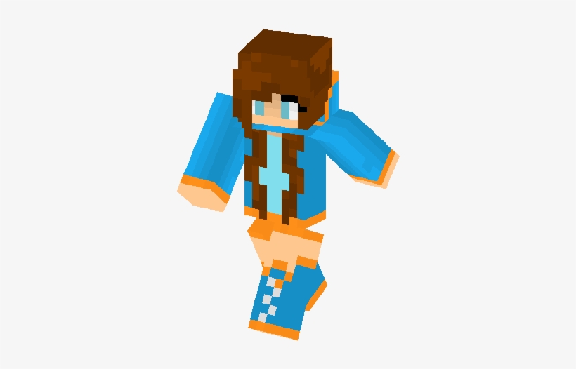 Mudkip Girl Skin - Minecraft Mudkip Girl, transparent png