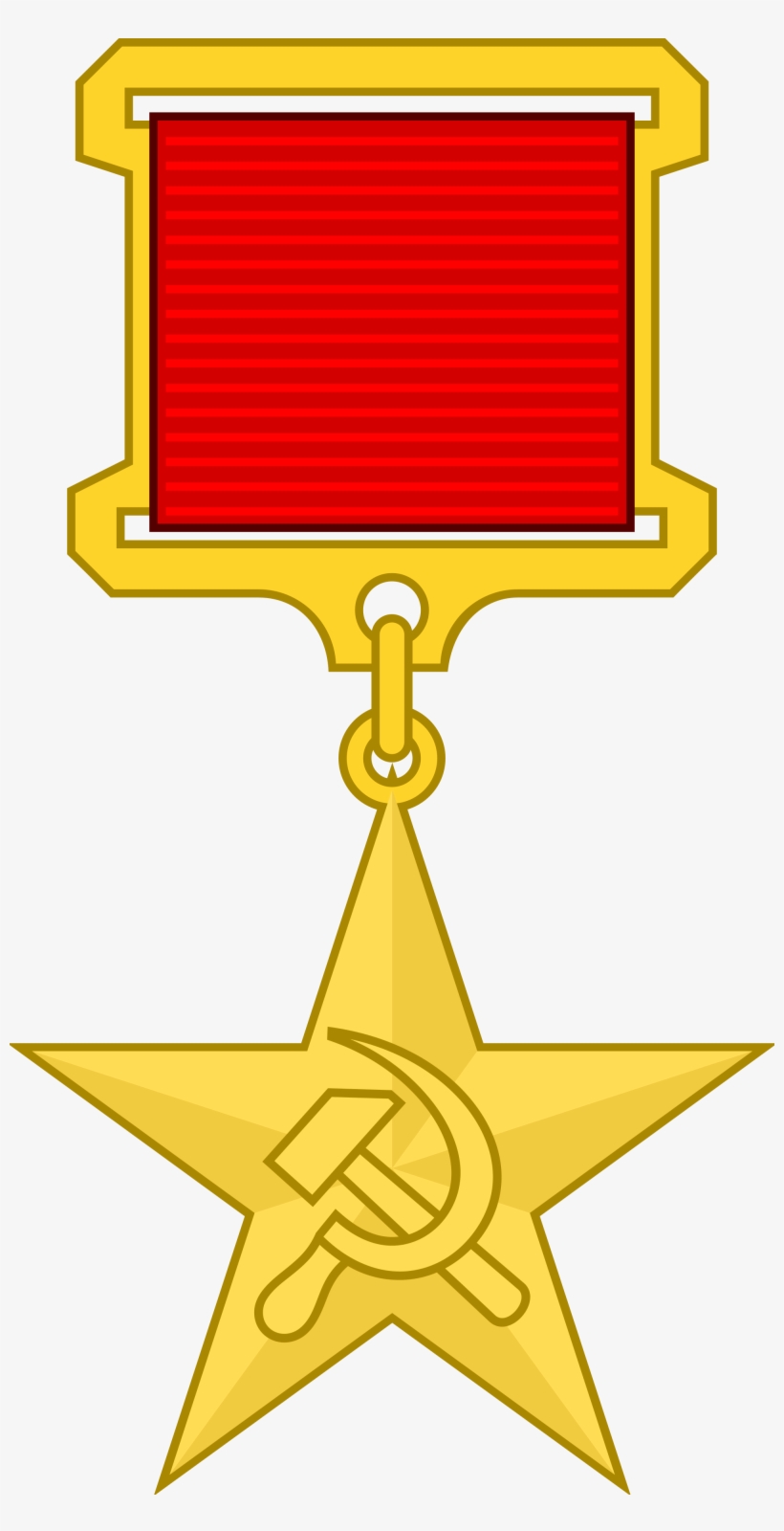 Star Svg Socialist - Hero Of Socialist Labour, transparent png