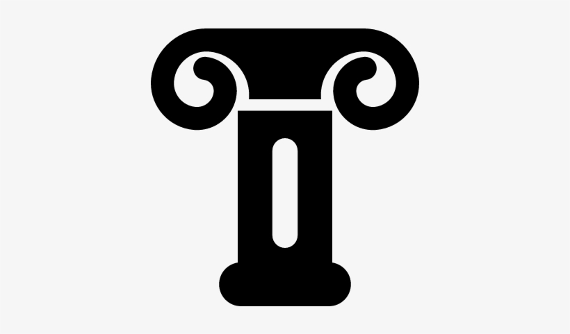 Greek Column Vector - Png Ionic Greek Column Clipart, transparent png
