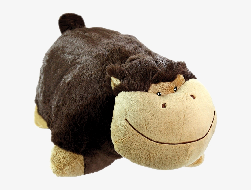 Silly Monkey Pillow Pet - Pillow Pets Pee-wees - Monkey, transparent png