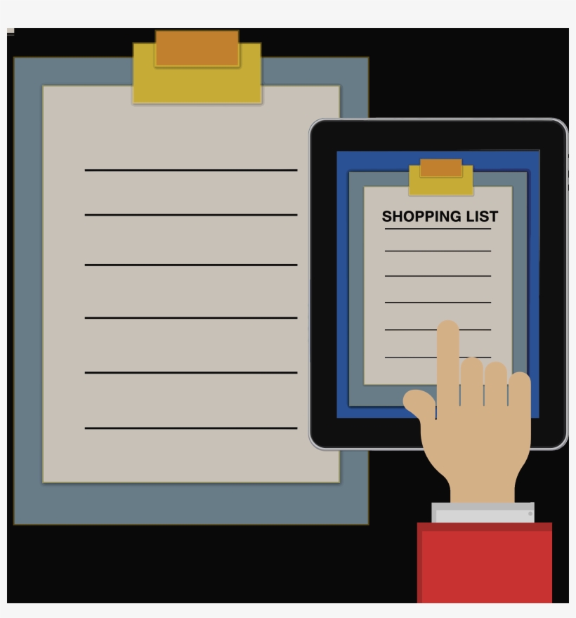 Clipboard Clipart Png 56470 Clipboard Clipart Png - Shopping List, transparent png